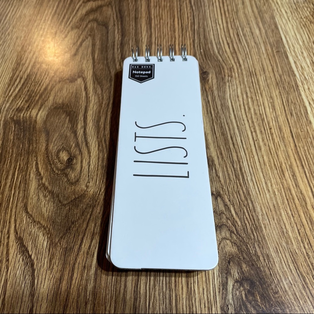 Rae Dunn “Lists” Notepad